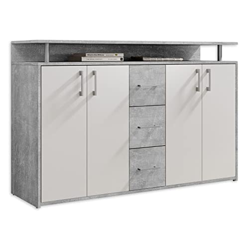 Stella Trading DRIFT Sideboard mit Ablage in...