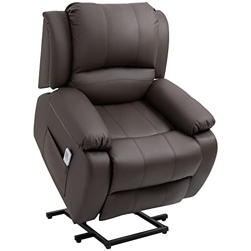 HOMCOM Massagesessel Sessel mit Aufstehhilfe,...