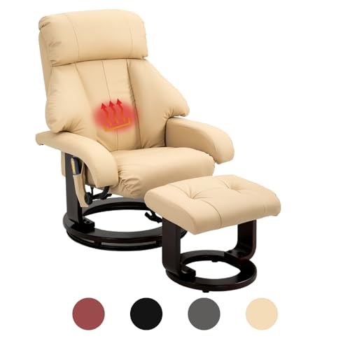 Mingone Massagesessel mit Heizfunktion 360°...