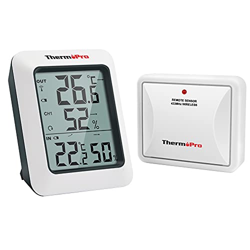 ThermoPro TP60S Funk Thermo-Hygrometer...