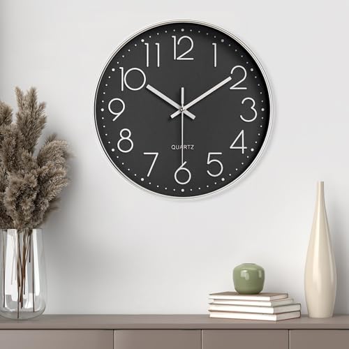 Gentpovth 8 Zoll 20 cm Moderne Wanduhr,...