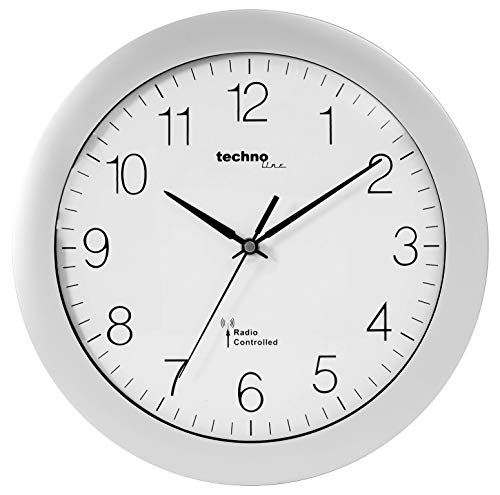 Technoline, WT 8000 Funk-Wanduhr, Ø 30cm,...