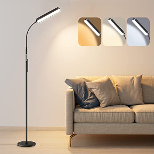 Ehaho Stehlampe LED Dimmbar Schwarz |...