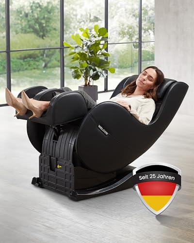 WELCON Massagesessel EASYRELAXX in SCHWARZ -...