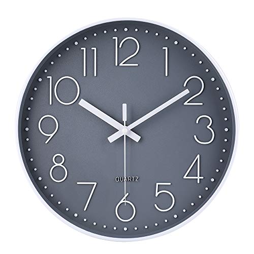 jomparis 30cm Modern Quartz Lautlos Wanduhr...