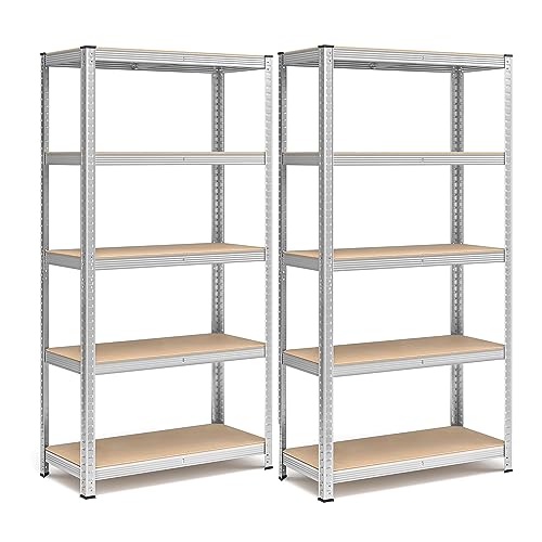 SONGMICS Schwerlastregal, 2er Set,...