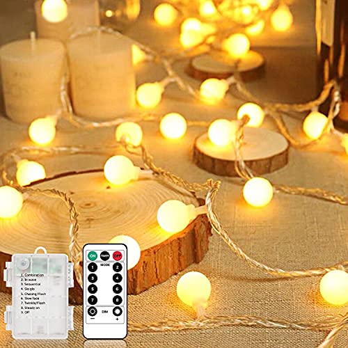 Liyade LED Lichterkette Außen Batterie,...
