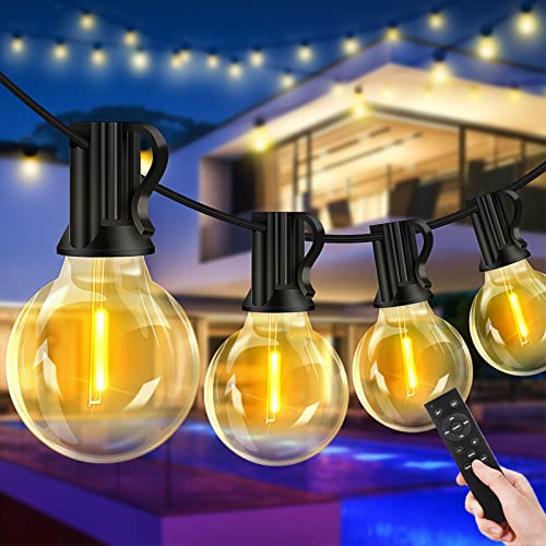 LED Lichterkette Außen Strom 30m - Outdoor...