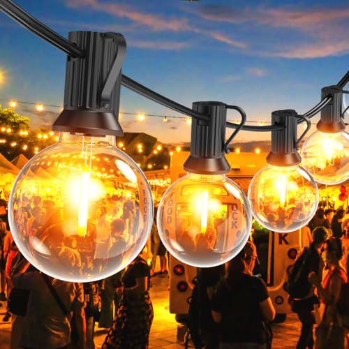 Romwish Lichterkette Glühbirnen, 12M LED...