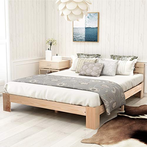 Merax Holzbett Doppelbett | 200 x 140 cm |...
