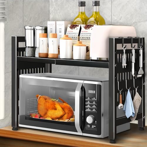 ZLPBAO Expandable Microwave Shelf 2-Tier,...