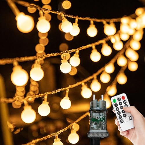 Lichterkette Außen Strom Outdoor - 15M 100...